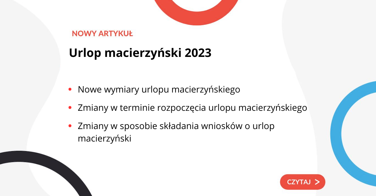 Urlop macierzyński 2023 - kompendium